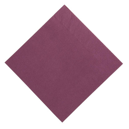 Duni Dinner Napkin Plum 40x40cm 3ply 1/8 Fold (1000 pack)