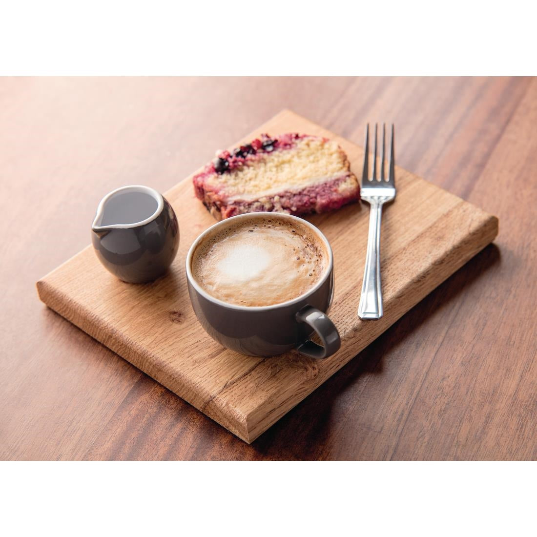 Olympia Cafe Milk Jug Charcoal - 70ml 2.36fl oz (Box 6)