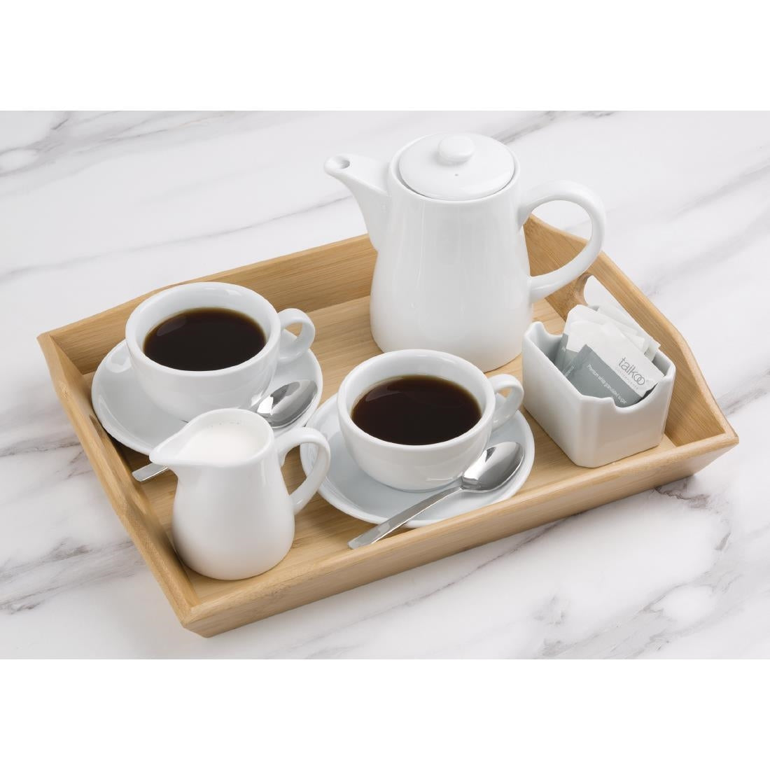 Olympia Whiteware Elegant Cups 230ml 8oz (12 Pack)