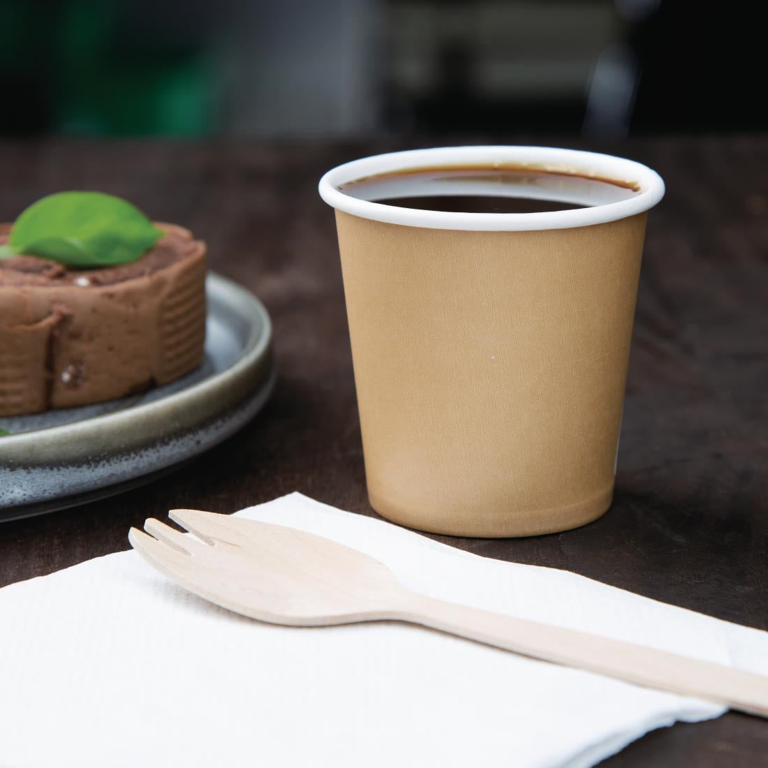 Fiesta Recyclable Espresso Cups Single Wall Kraft 114ml (1000 Pack)