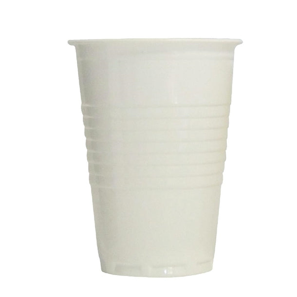 4 Aces White Tall Polystyrene Plastic Vending Cup 200ml (2000 pack)