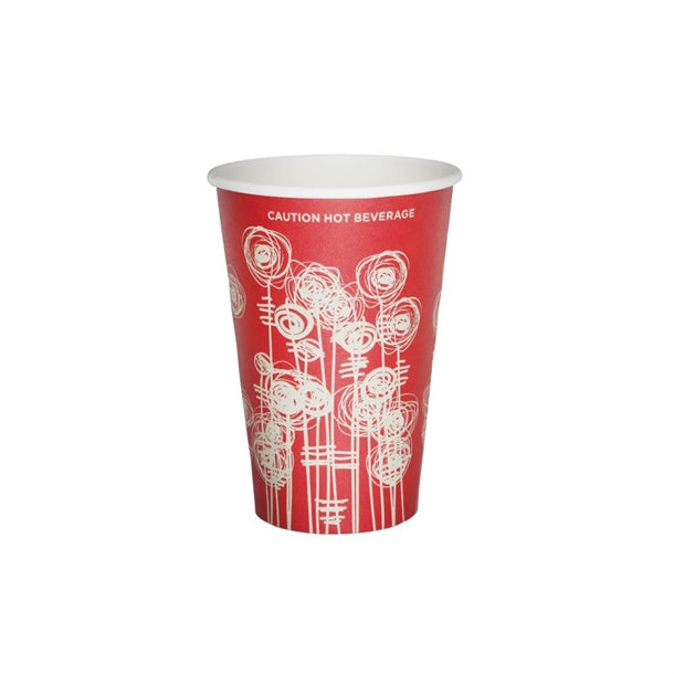 4 Aces Paper Vending Cups Swirl Design 250ml ( 1000 Pack)