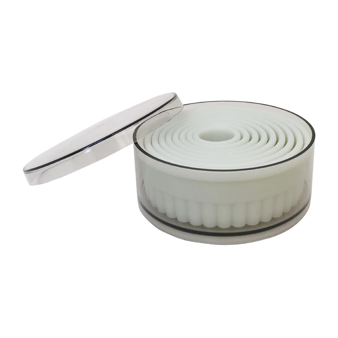 Schneider Serrated Round Pastry Cutters (9 pack)