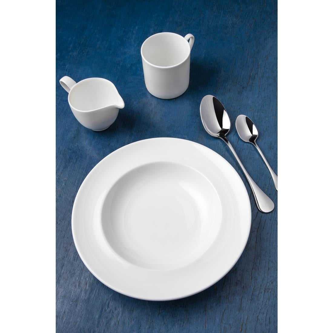 Royal Porcelain Classic White China Mugs 330ml (12 pack)