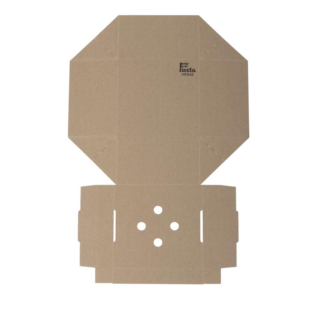 Fiesta Compostable Fold-Out Burger Boxes (100 Pack)