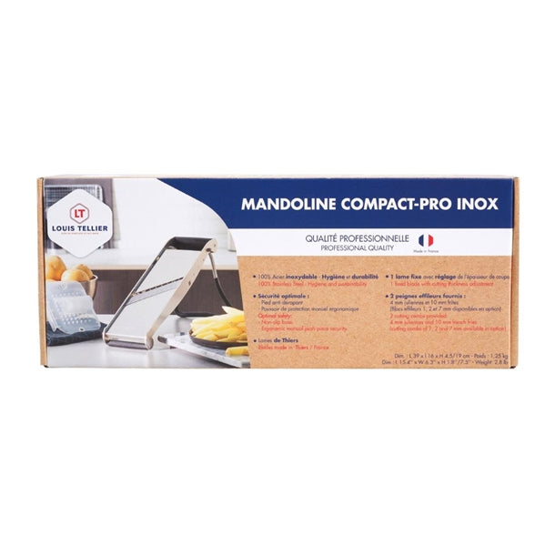 Louis Tellier Bron Compact Pro Stainless Steel Japanese Mandoline