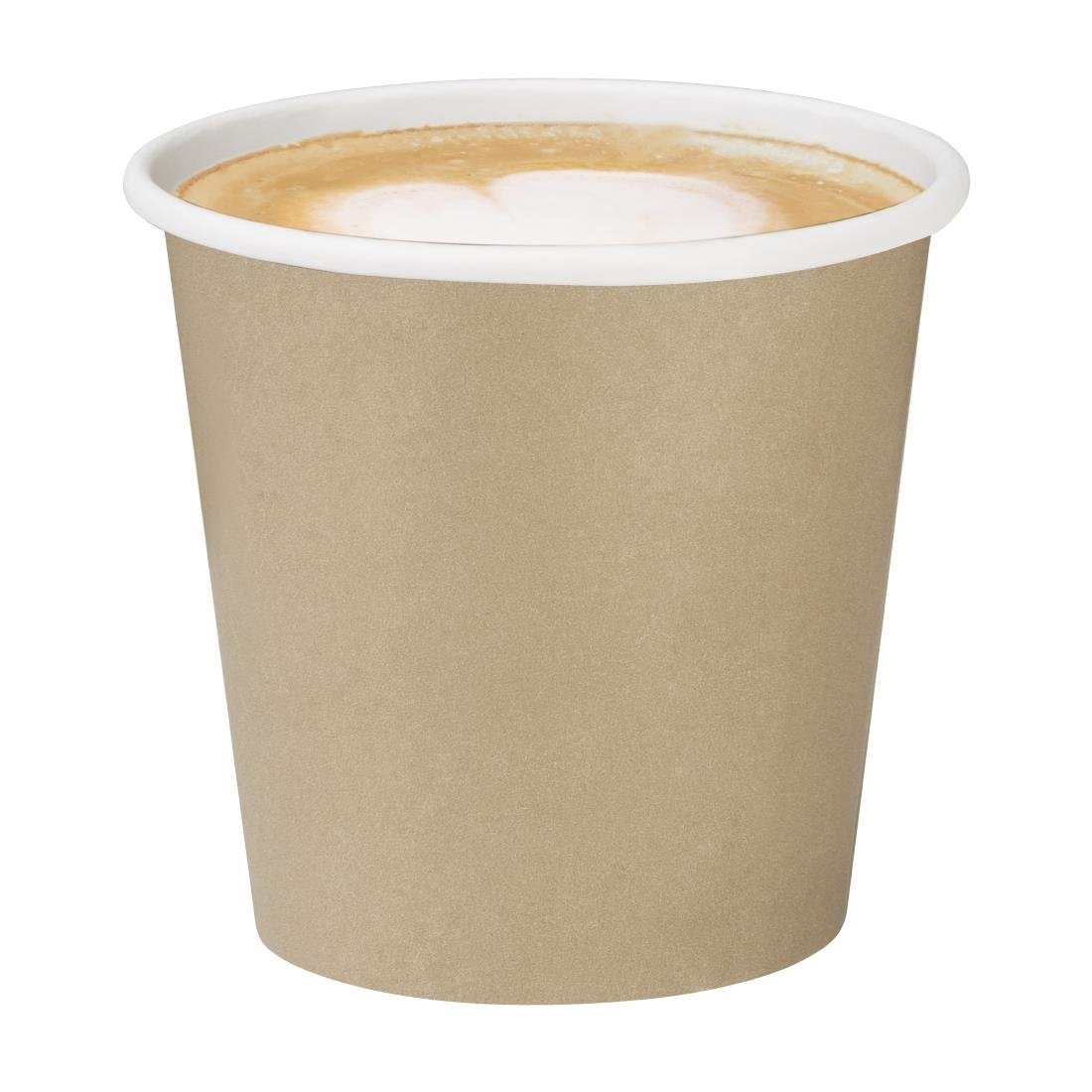 Fiesta Recyclable Hot Cups Single Wall Kraft 6oz (50 Pack)