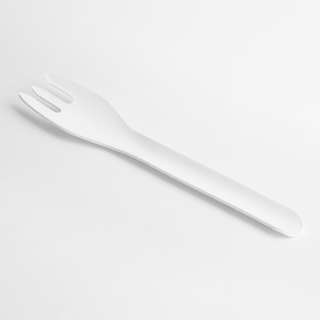 Fiesta Compostable Paper Forks 155mm (100 Pack)