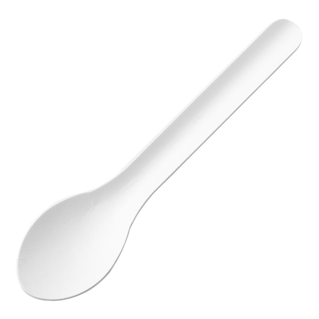 Fiesta Compostable Paper Spoons 150mm (100 Pack)