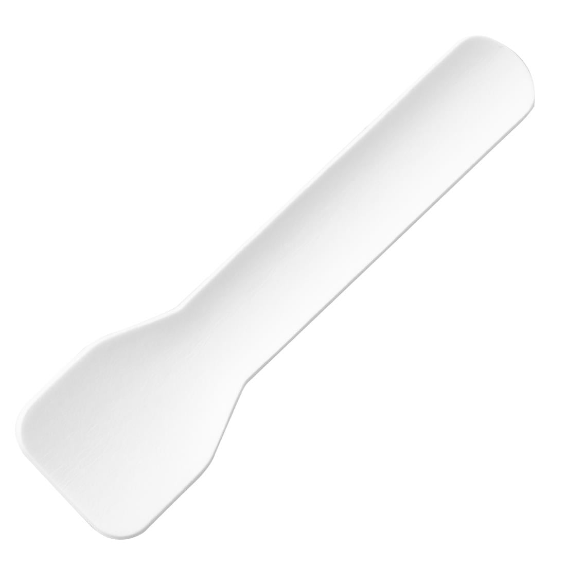 Fiesta Compostable Paper Ice Cream Spoons 95mm (100 Pack)