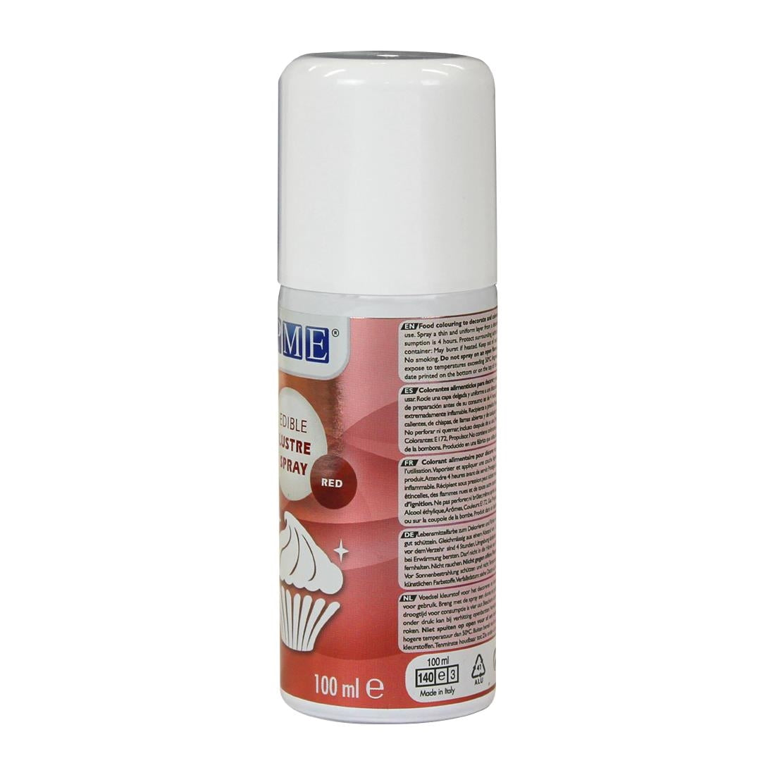PME Edible Lustre Spray 100ml - Red