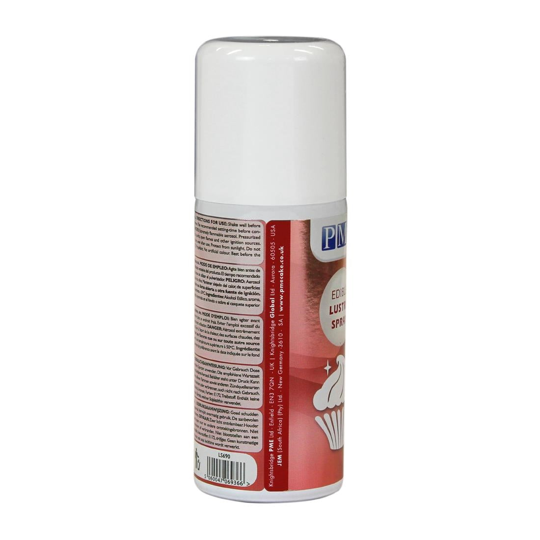 PME Edible Lustre Spray 100ml - Red