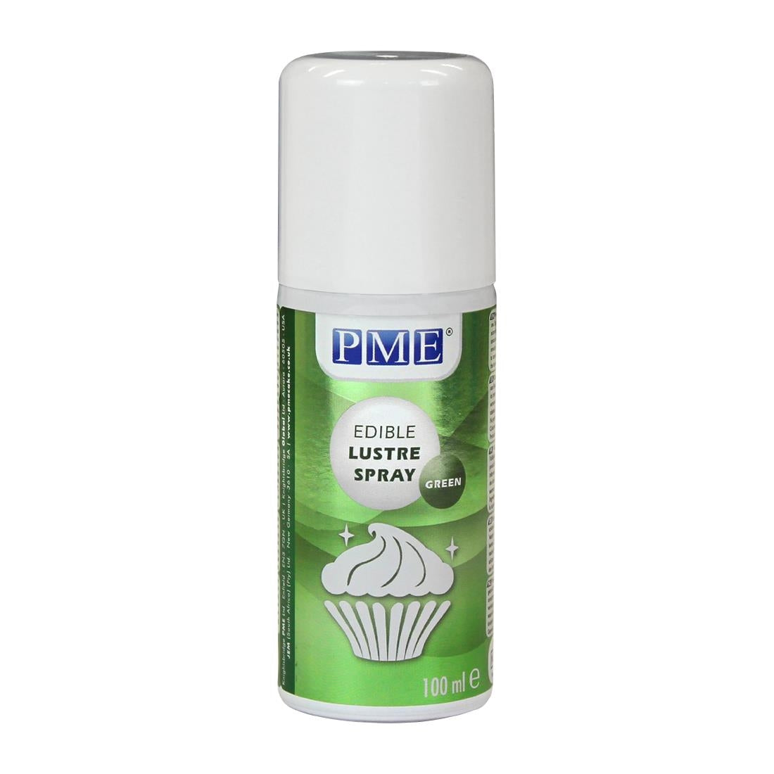 PME Edible Lustre Spray 100ml - Green