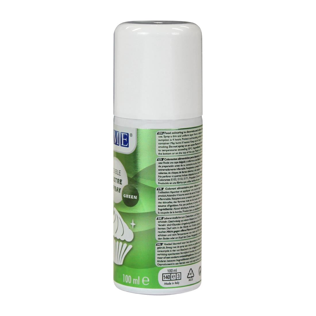 PME Edible Lustre Spray 100ml - Green