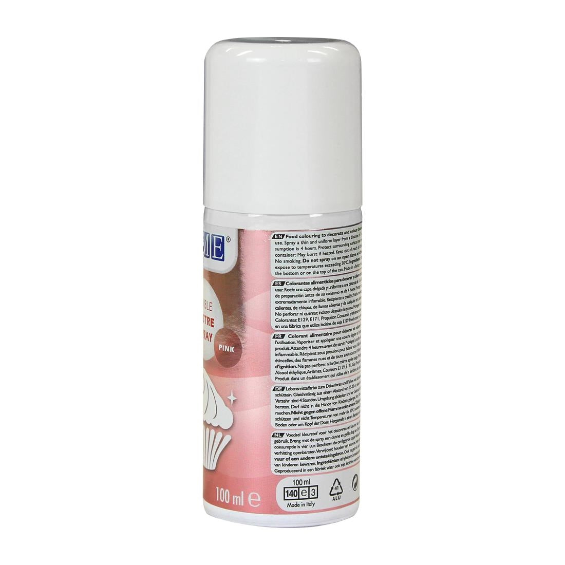 PME Edible Lustre Spray 100ml - Pink