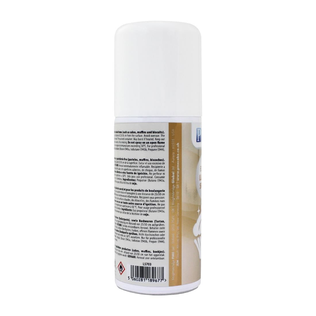 PME Edible Lustre Spray 100ml - Rose Gold