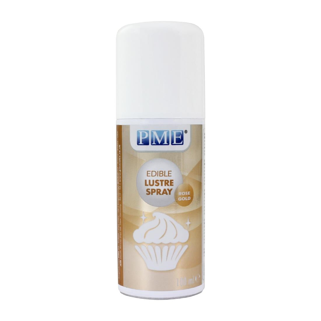 PME Edible Lustre Spray 100ml - Rose Gold
