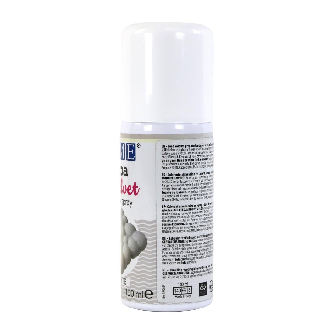 PME Cocoa Velvet Spray 100ml - White