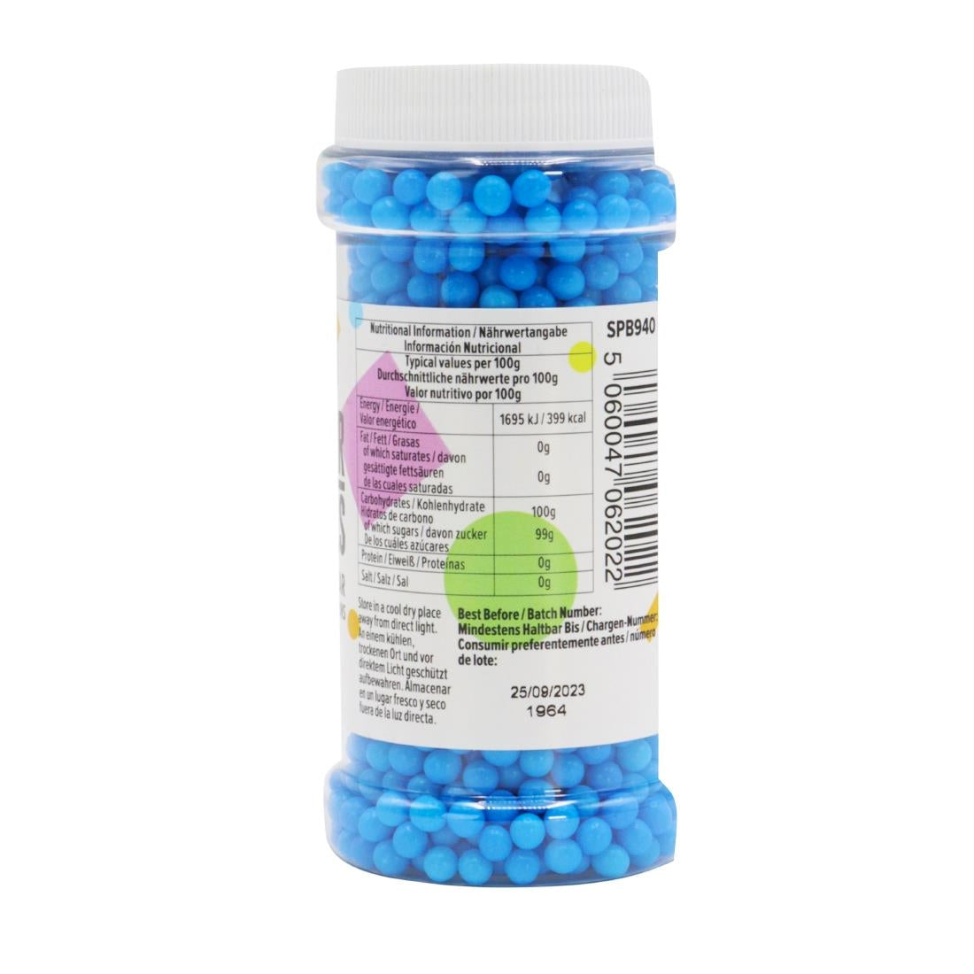 PME Sugar Pearls 100g - Blue