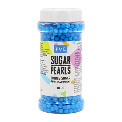 PME Sugar Pearls 100g - Blue