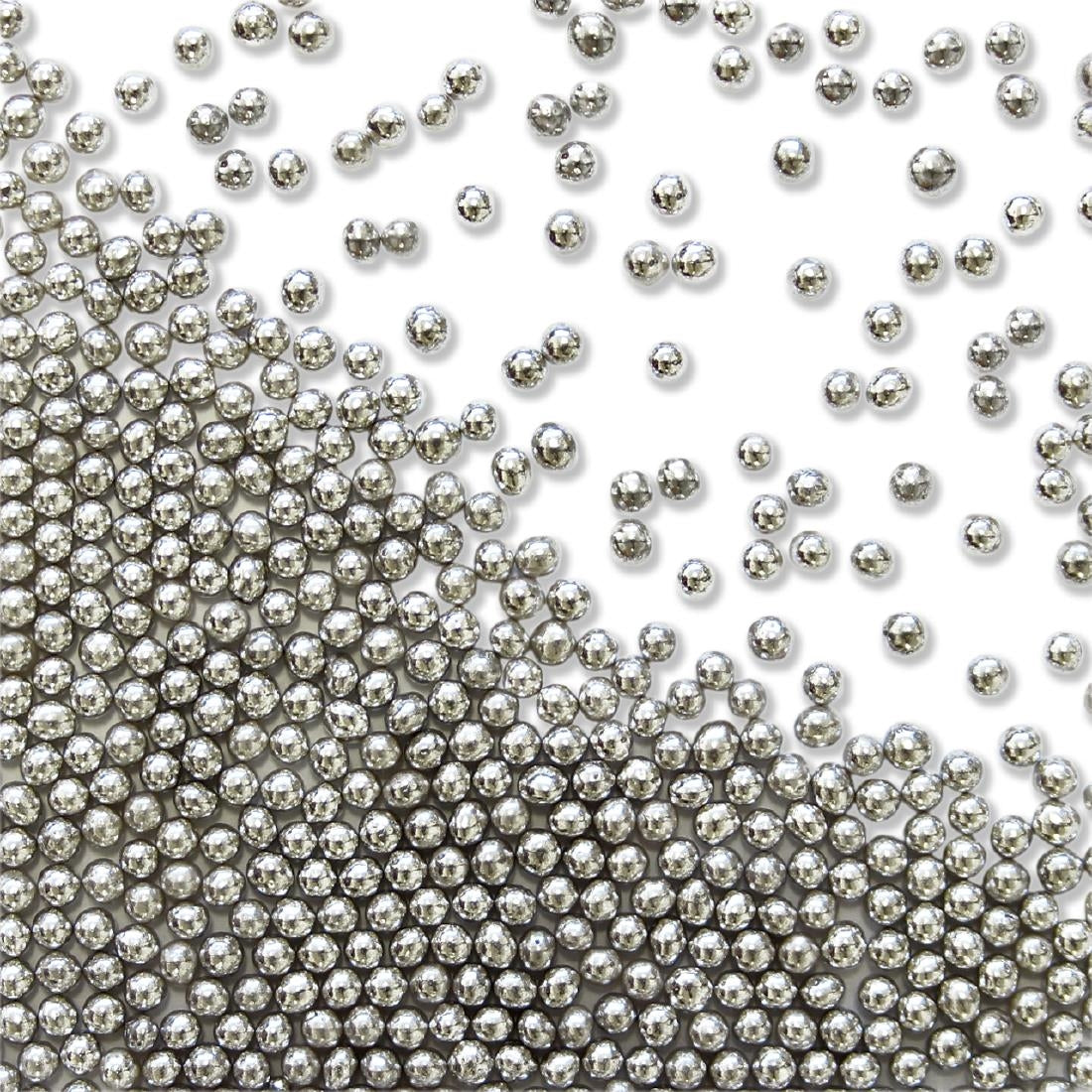PME Silver Sugar Pearls 2.3mm