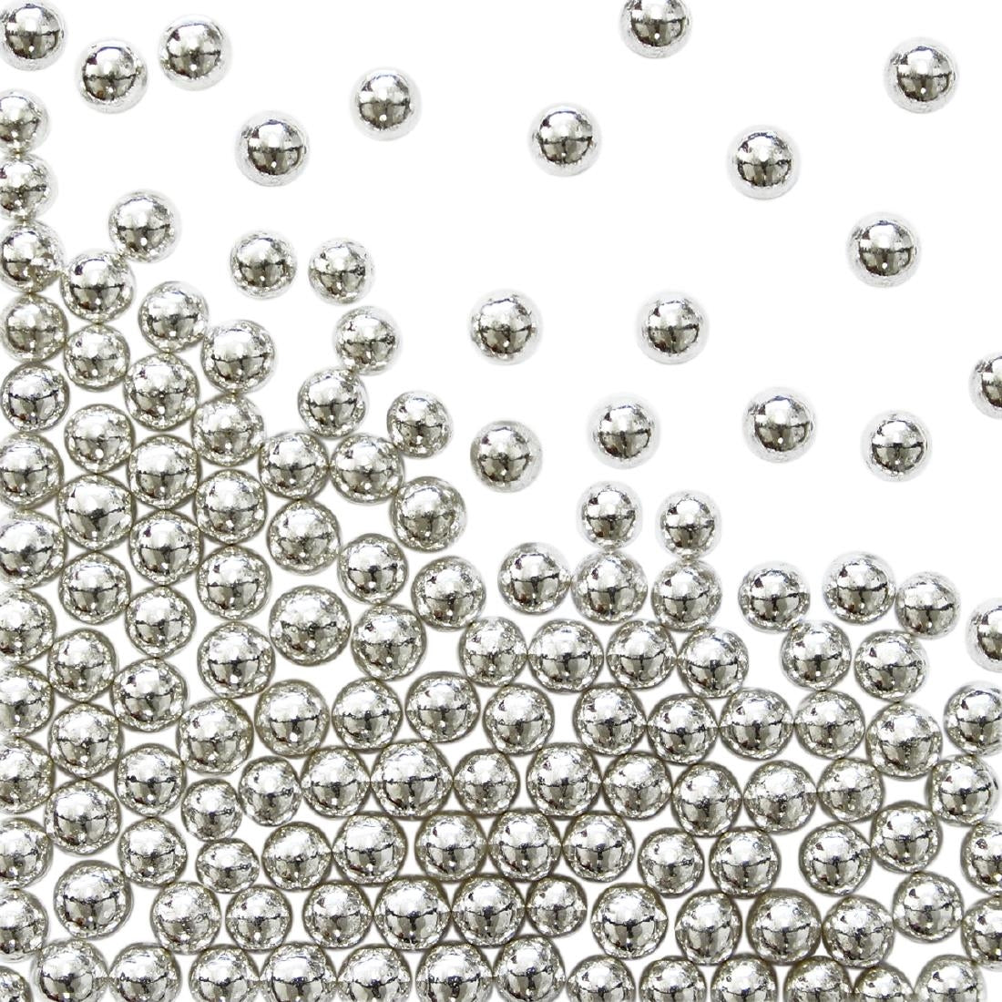 PME Silver Sugar Pearls 4mm