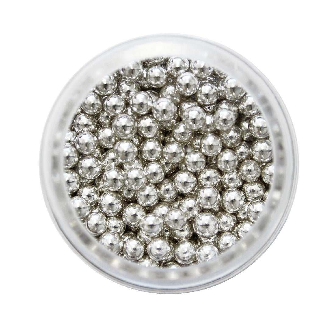 PME Silver Sugar Pearls 4mm