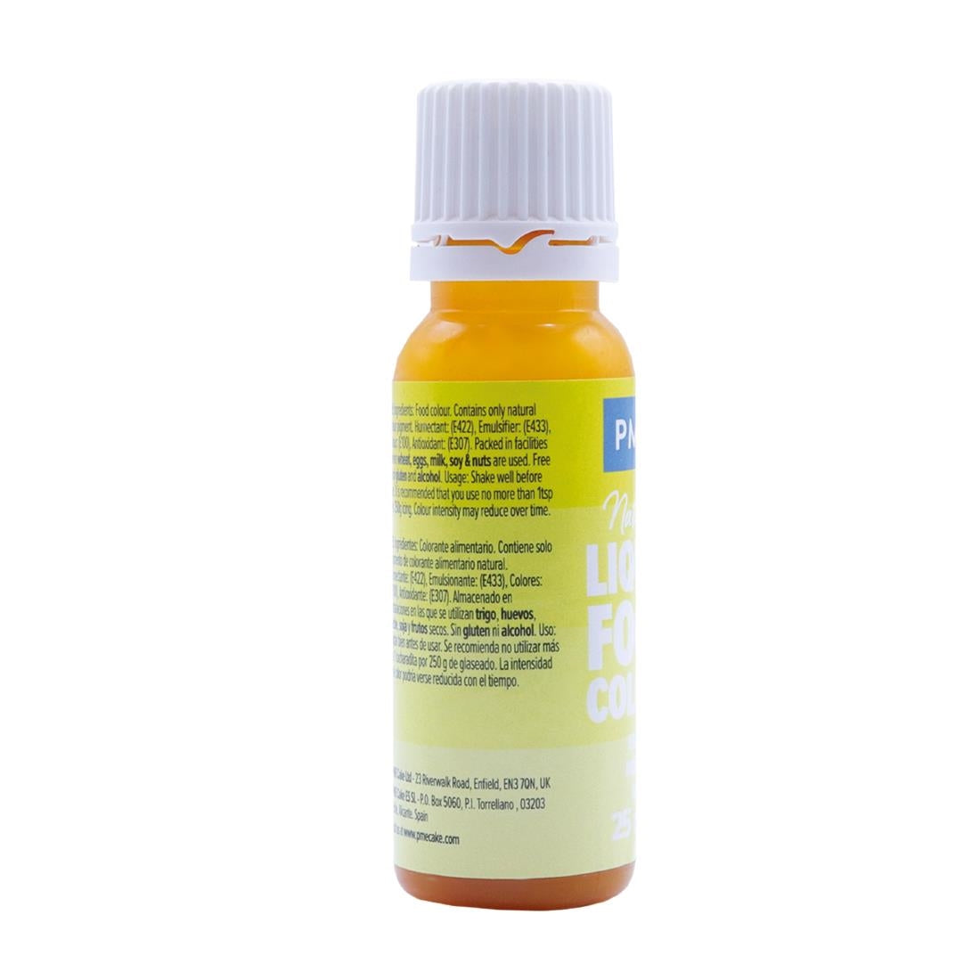 PME 100% Natural Food Colour - Lemon Yellow 25g