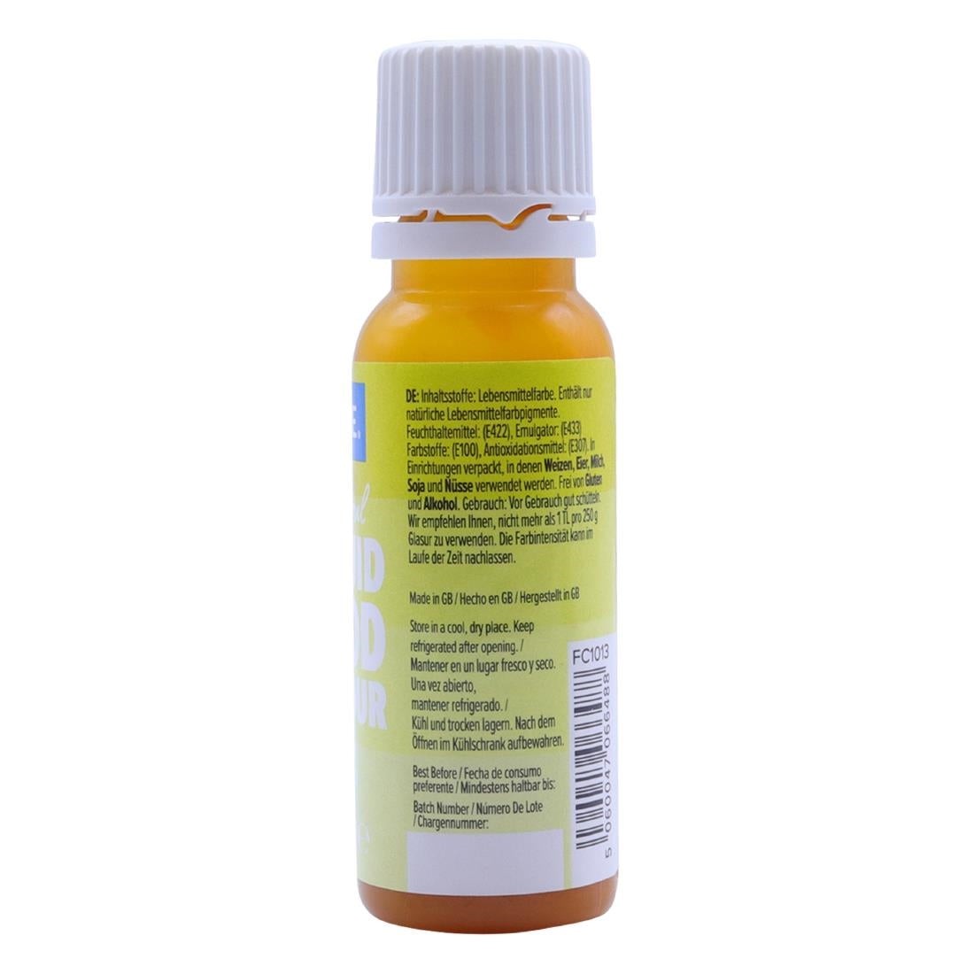 PME 100% Natural Food Colour - Lemon Yellow 25g