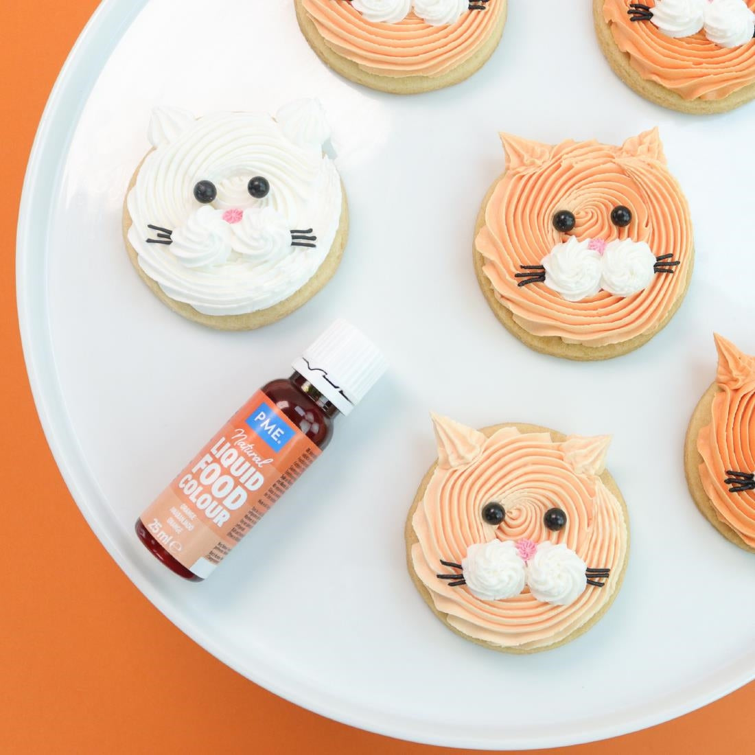 PME 100% Natural Food Colour - Orange 25g