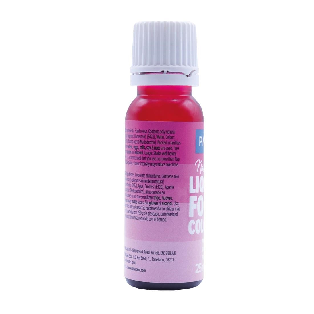 PME 100% Natural Food Colour - Pink 25g