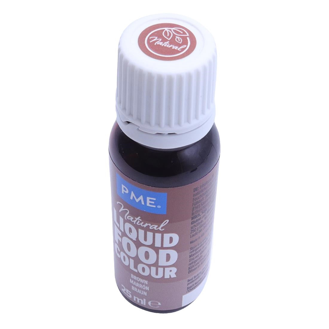 PME 100% Natural Food Colour - Brown 25g