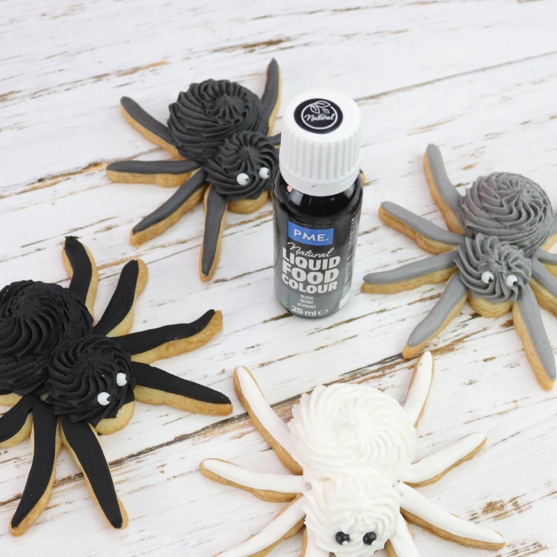 PME 100% Natural Food Colour - Black 25g