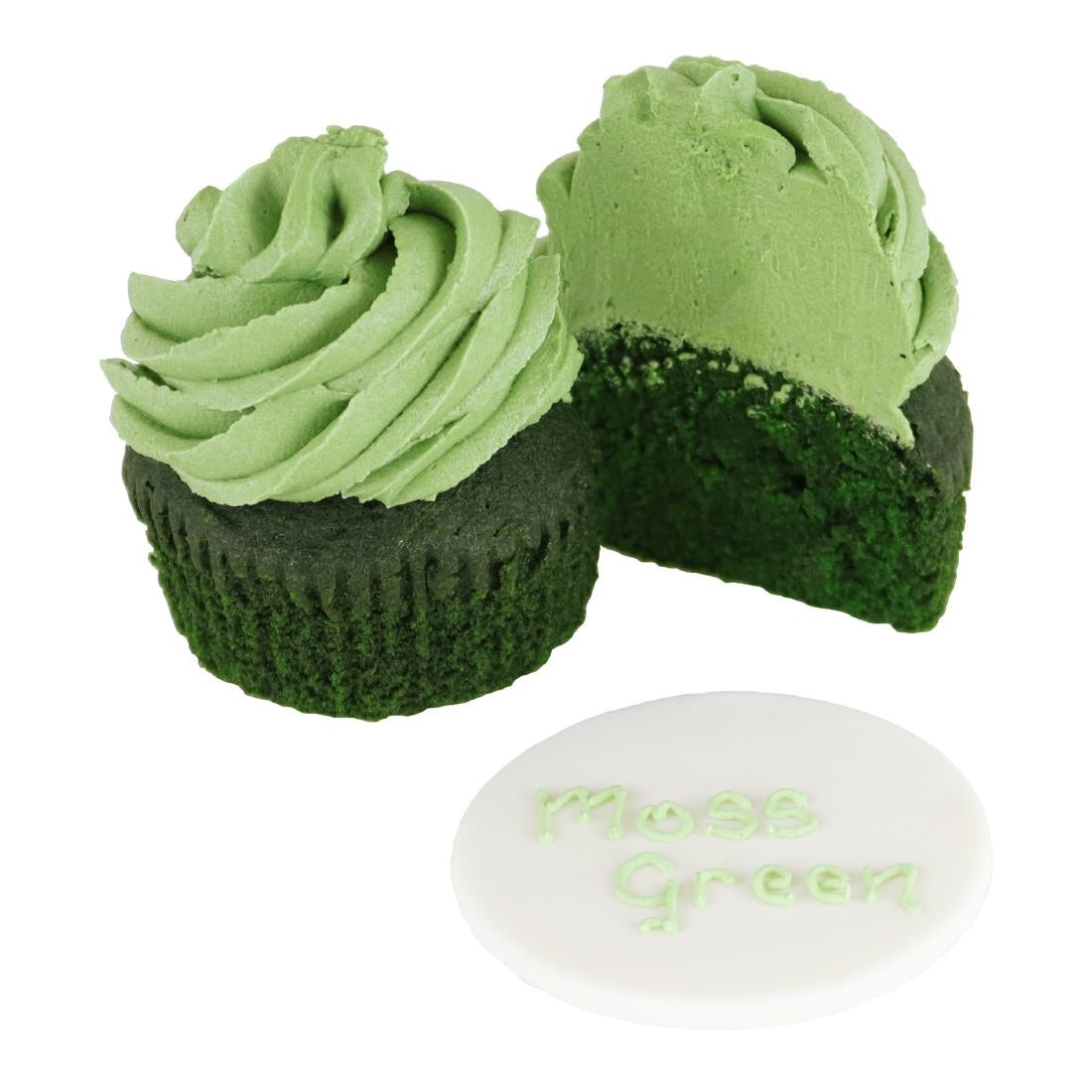 PME 100% Natural Food Colour - Moss Green 25g