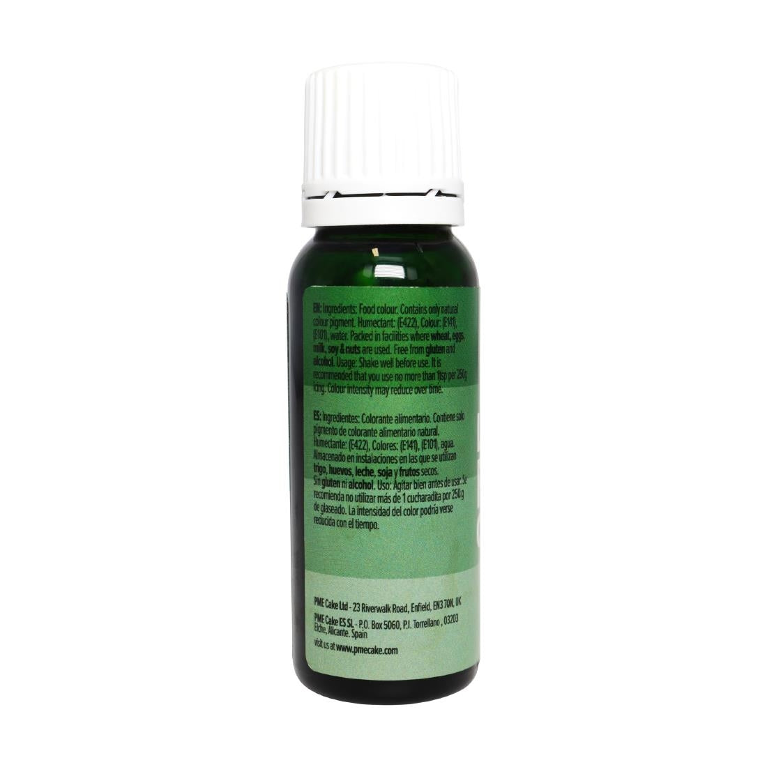 PME 100% Natural Food Colour - Moss Green 25g