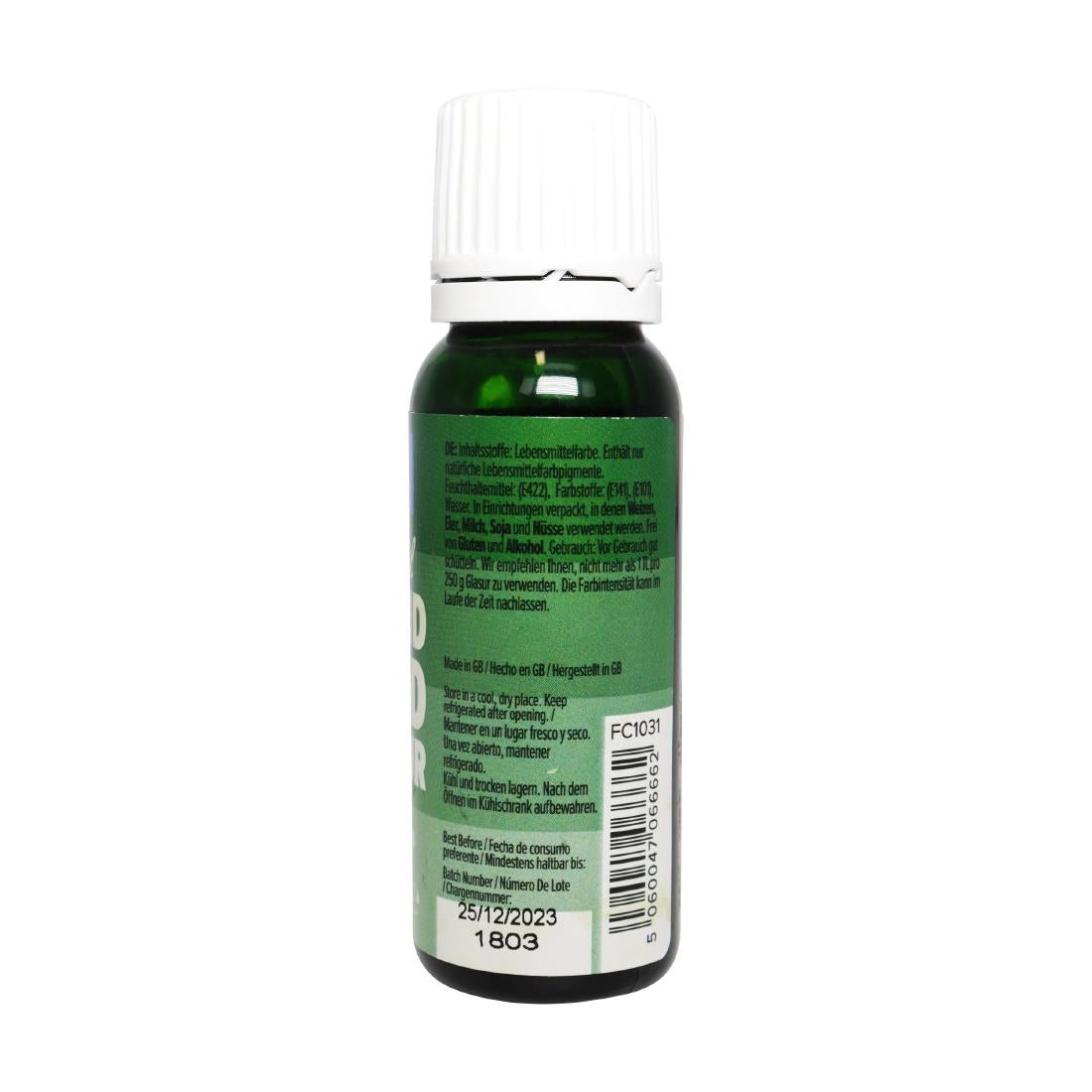 PME 100% Natural Food Colour - Moss Green 25g
