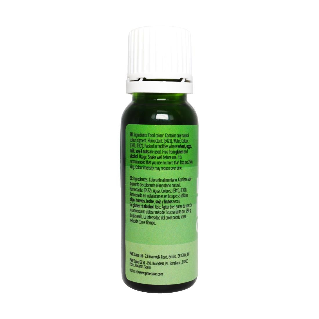 PME 100% Natural Food Colour - Juniper Green 25g