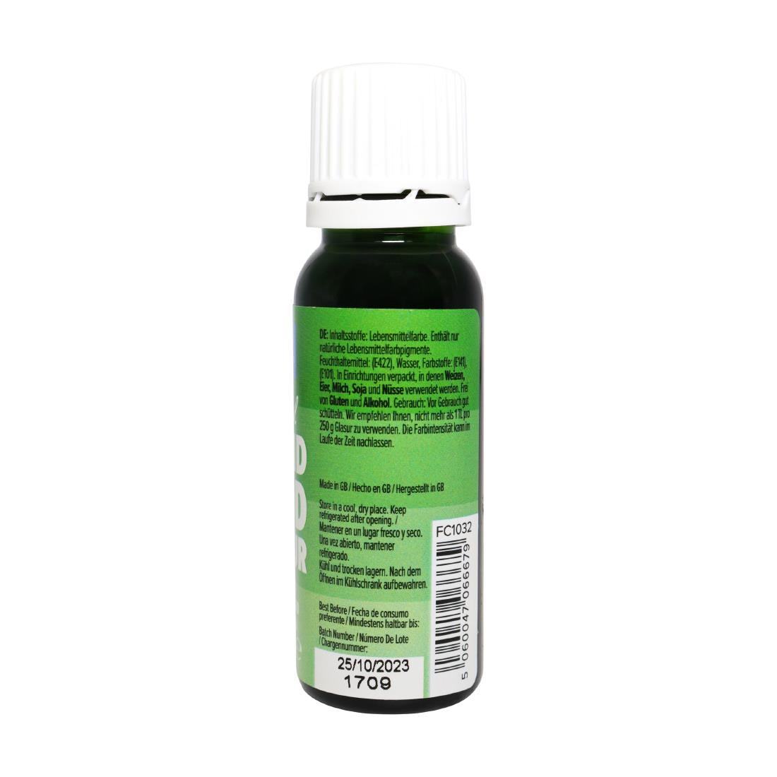 PME 100% Natural Food Colour - Juniper Green 25g