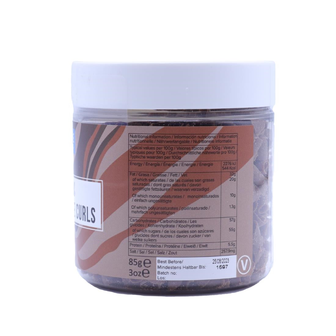 PME Chocolate Curls Milk Chocolate 85g