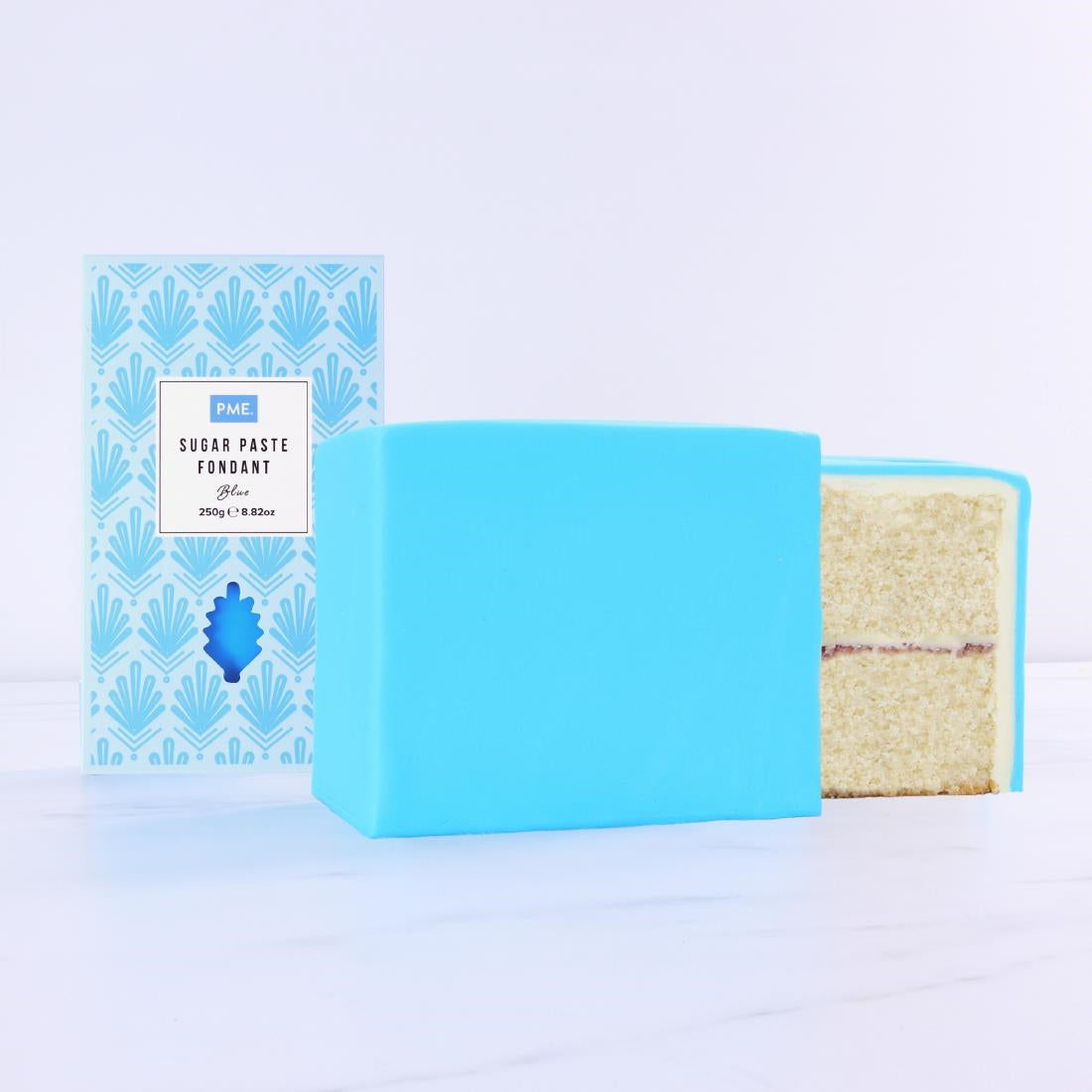 PME Sugar Paste Fondant Blue 250g