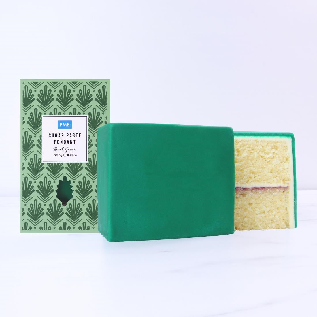 PME Sugar Paste Fondant Dark Green 250g