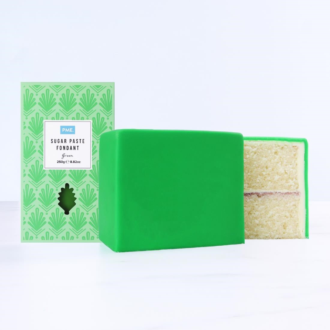 PME Sugar Paste Fondant Green 250g