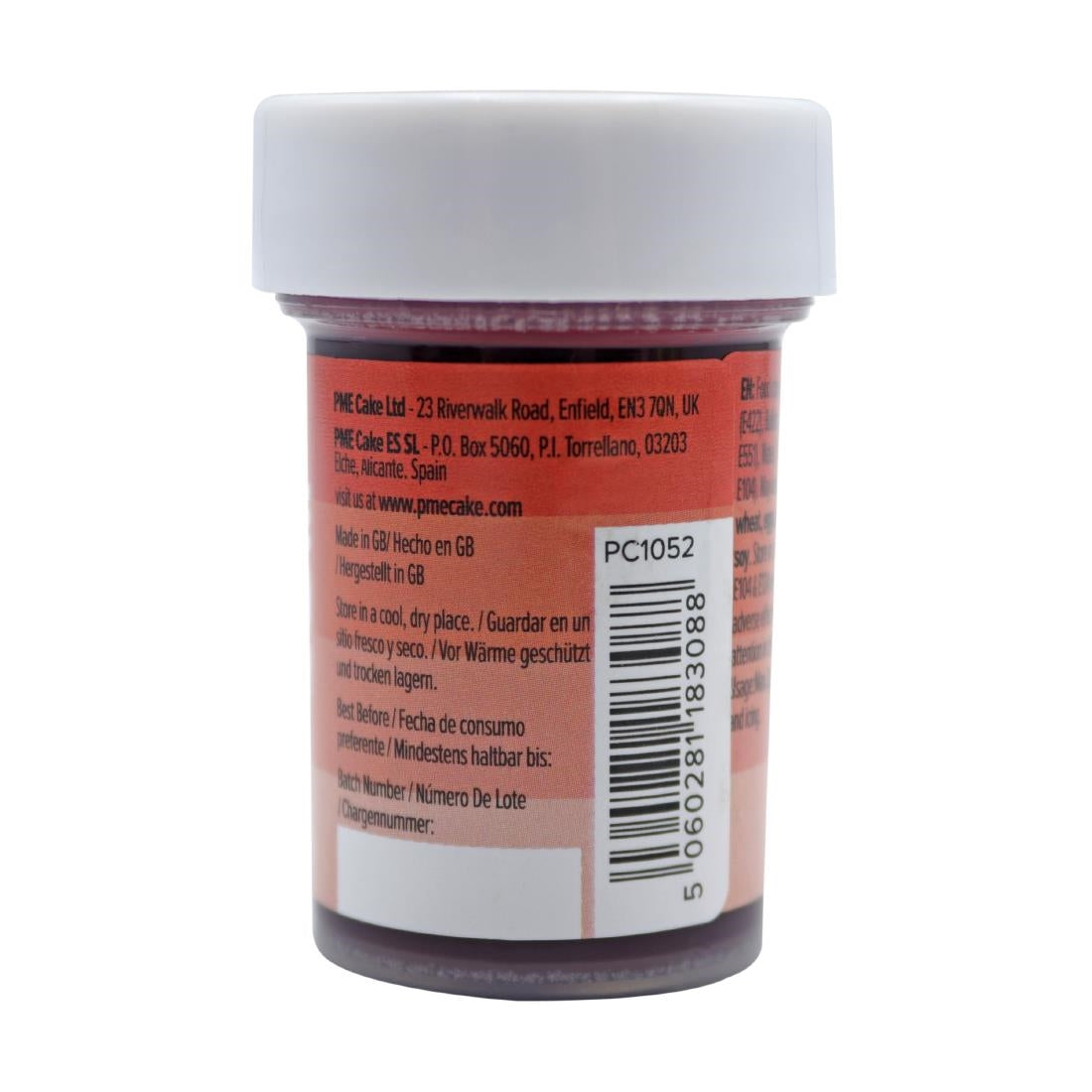 PME Concentrated Paste Food Colour - Berry Red 25g