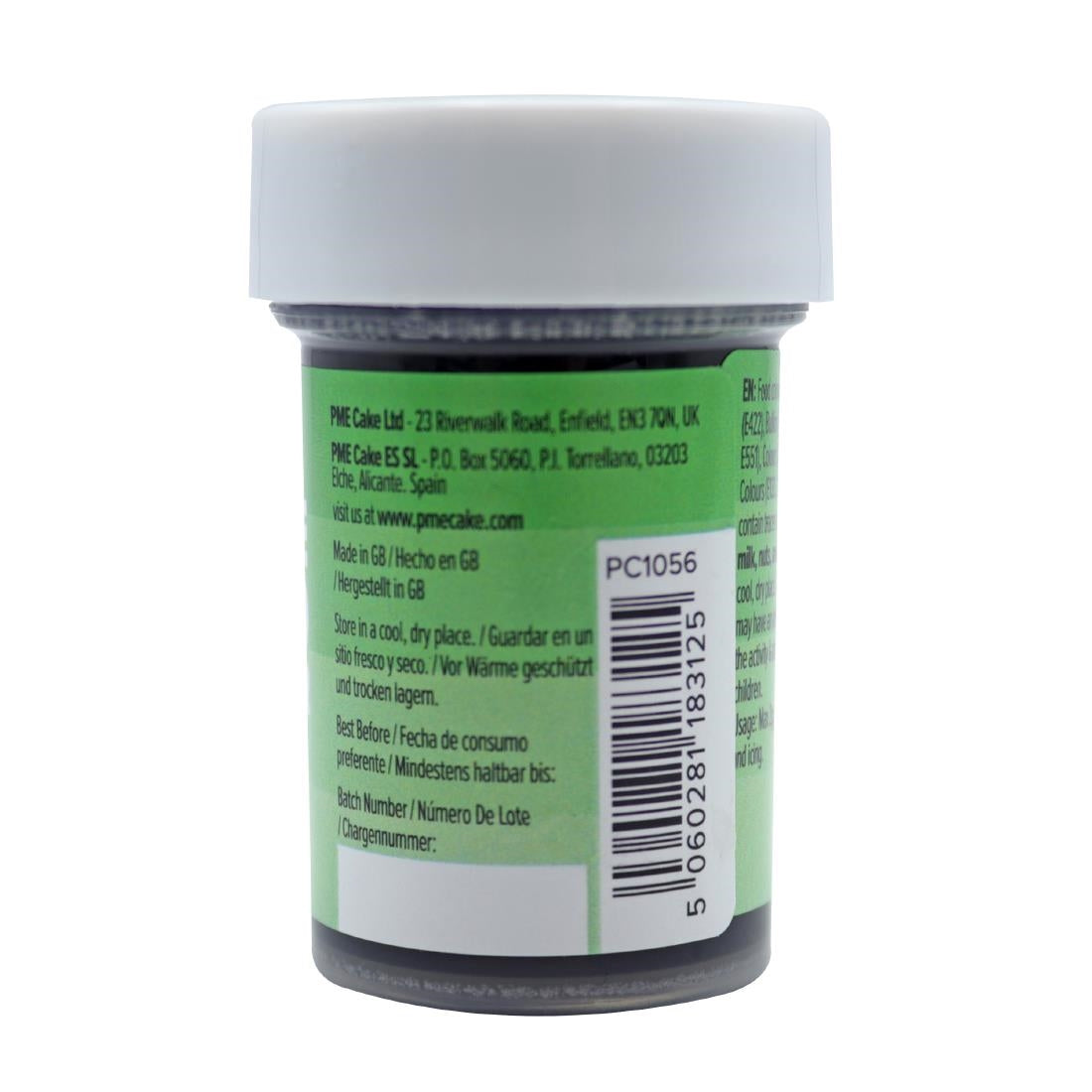 PME Concentrated Paste Food Colour - Pea Green 25g