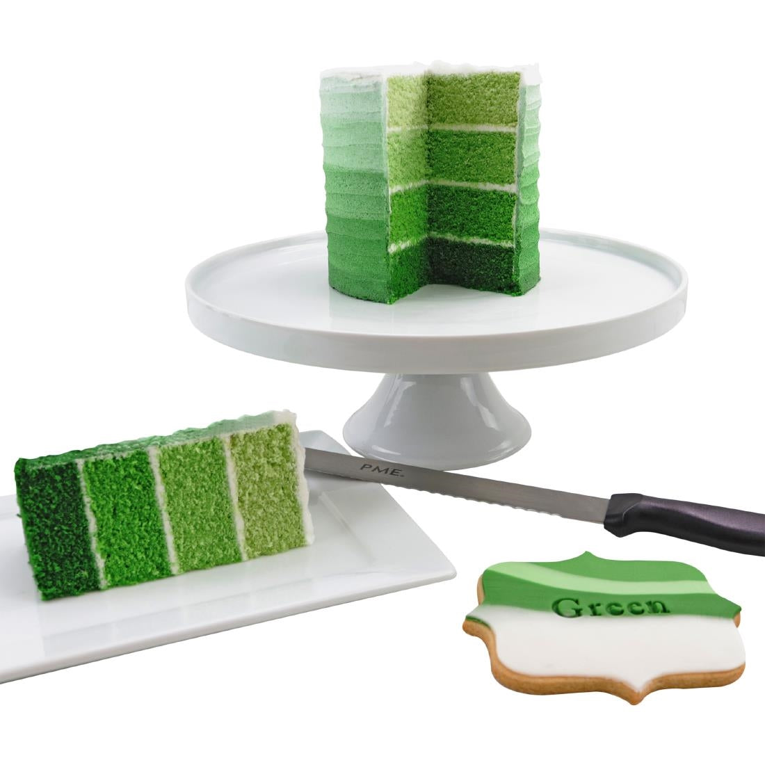 PME Concentrated Paste Food Colour - Pea Green 25g