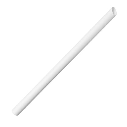 Fiesta Compostable Bubble Tea Straw White 12x210mm (150 Pack)