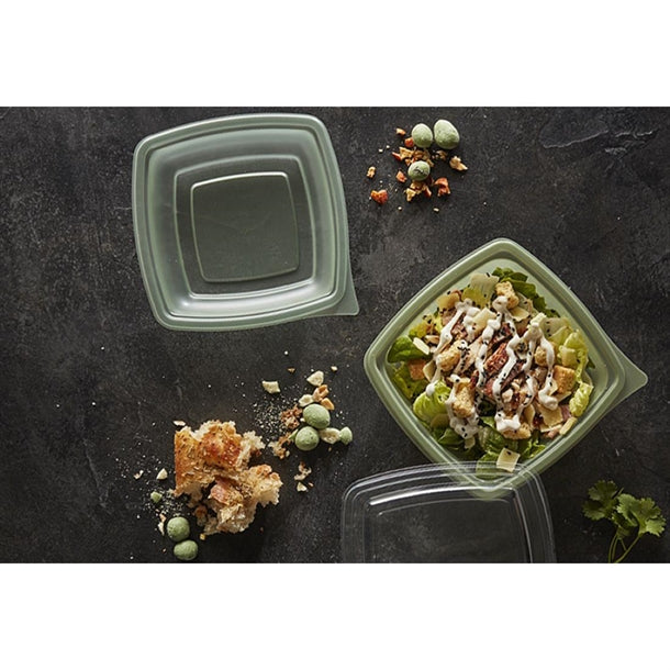 Plaza Evolve Square Takeaway Food Bowls 500ml (500 pack)