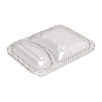 Faerch Hot Deli Deluxe 2 Compartment Takeaway Container Lids (365 Pack)