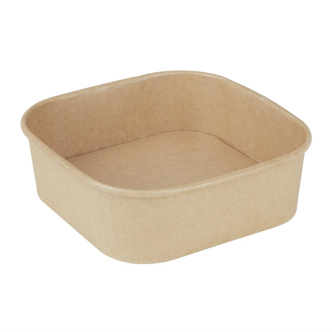 Fiesta Recyclable Square Container Bases 1000ml (300 Pack)