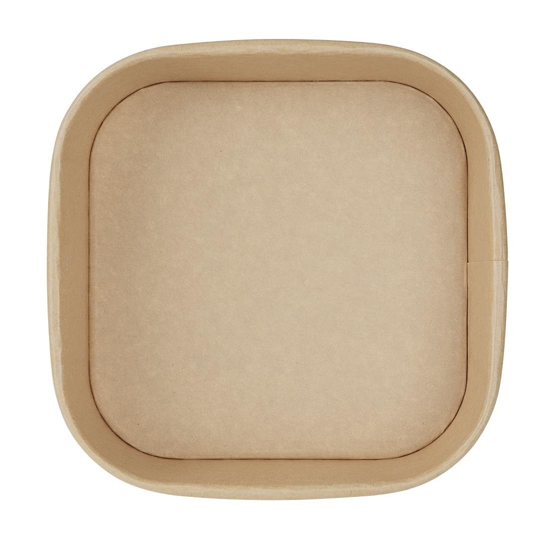 Fiesta Recyclable Square Container Bases 1000ml (300 Pack)